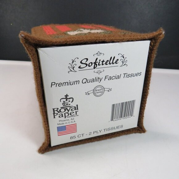 Vintage Radio Tissue Box Cover Plastic Canvas 7.5" tall Dad, Grandpa - Picture 8 of 10